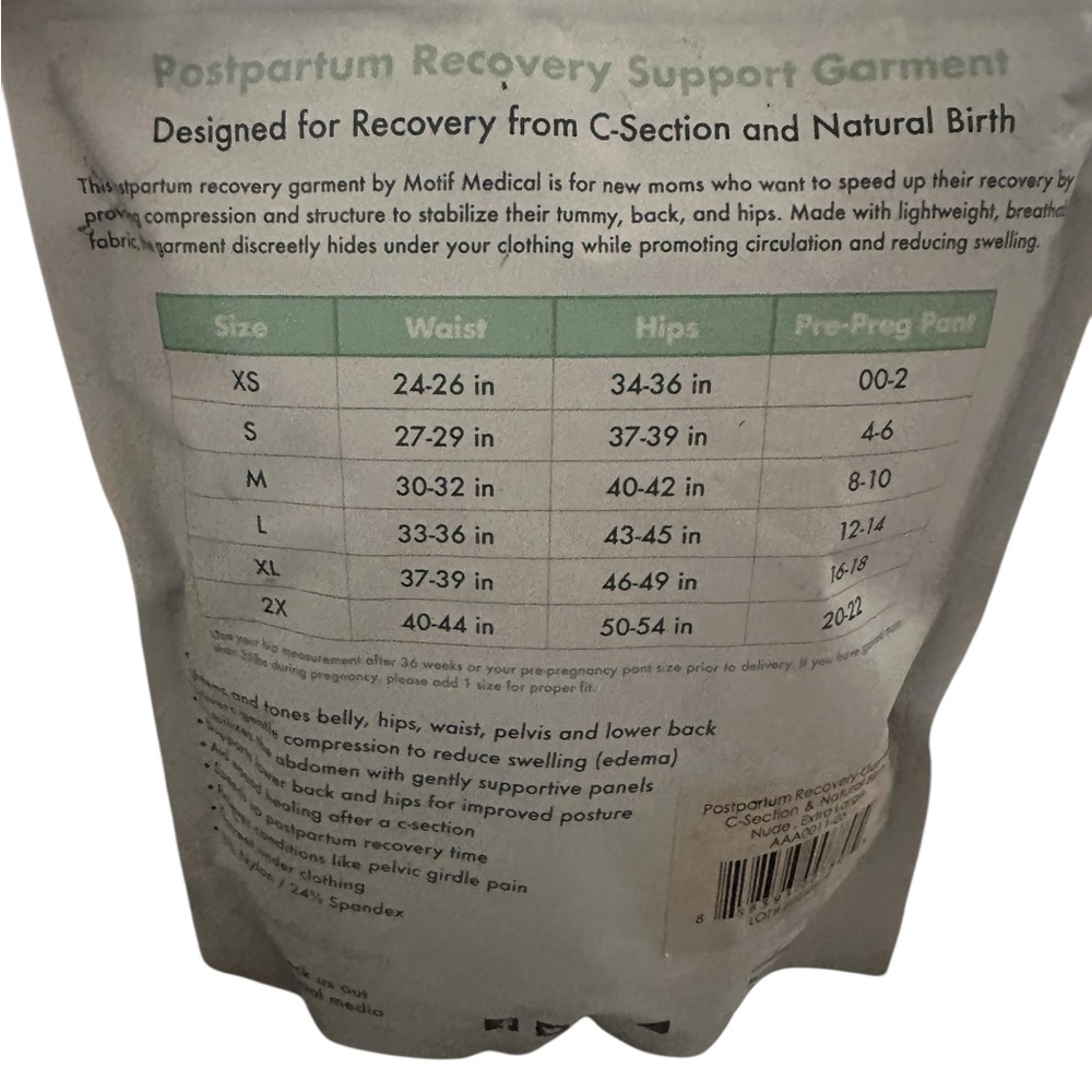 Motif Medical Postpartum Recovery Support Garment XL - Picture 5 of 10